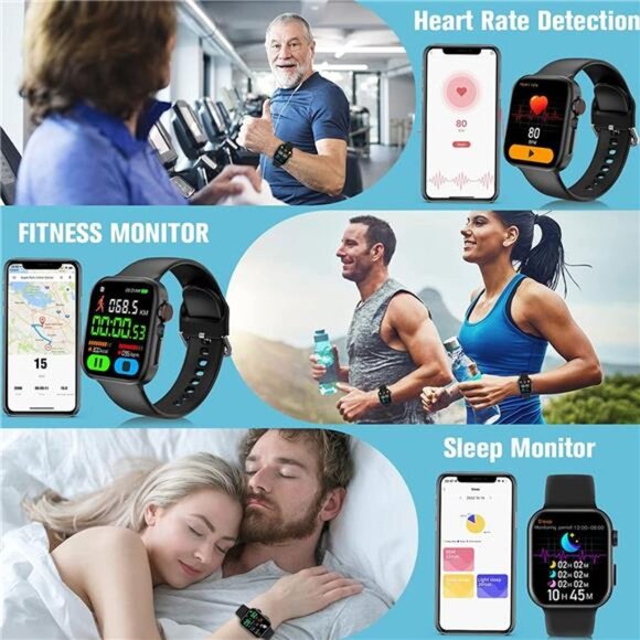 Smart Watch,2022 1.81\'\' Bluetooth Smart Watches, Fitness Tracker for Android main image 6